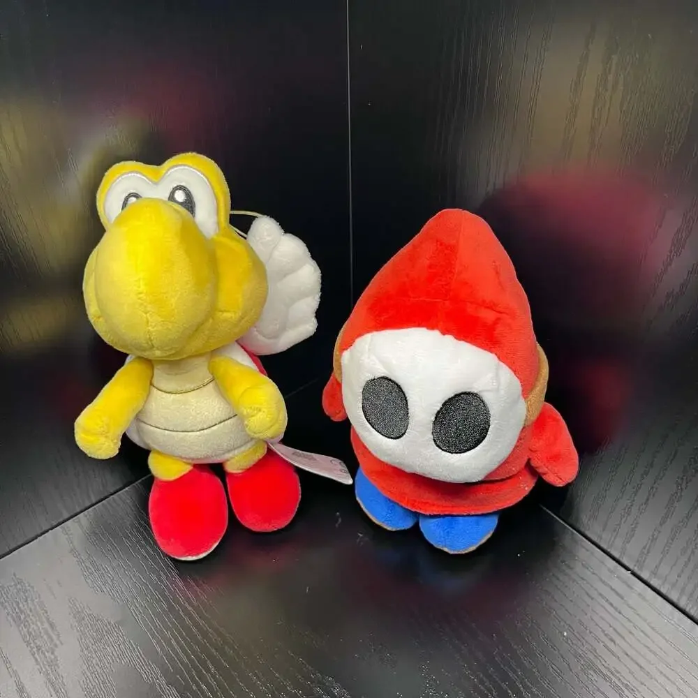 Super Mario Koopa Paratroopa & Red Shy Guy Plush Bundle 8” Wing Variant Tagged